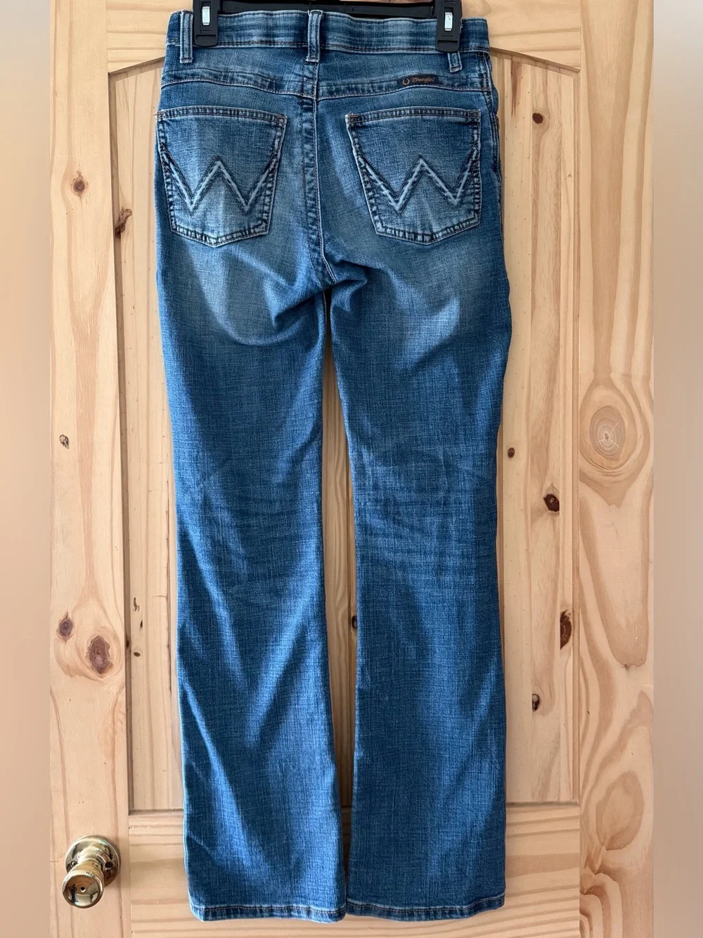 Wrangler Blue Denim Jeans - Picture 2 of 5